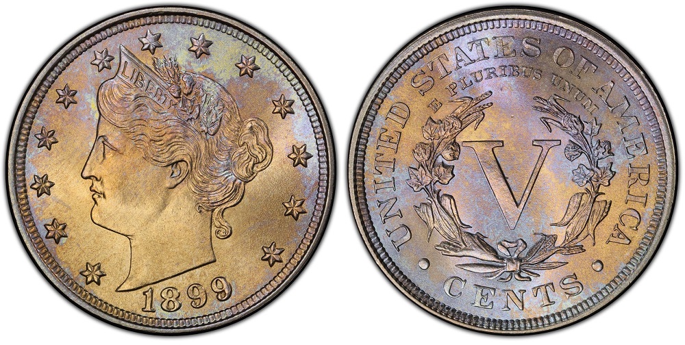 Philadelphia Mint circa 1899 where all 1899 Liberty Head Nickels were produced